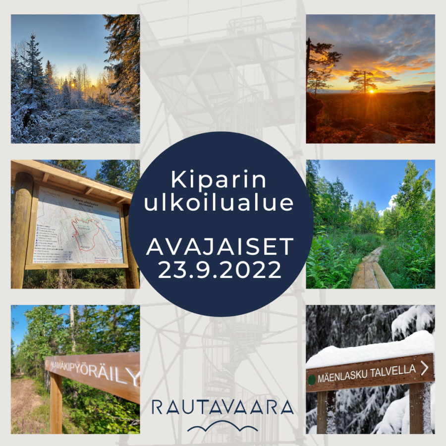 Kiparin ulkoilualueen avajaiset