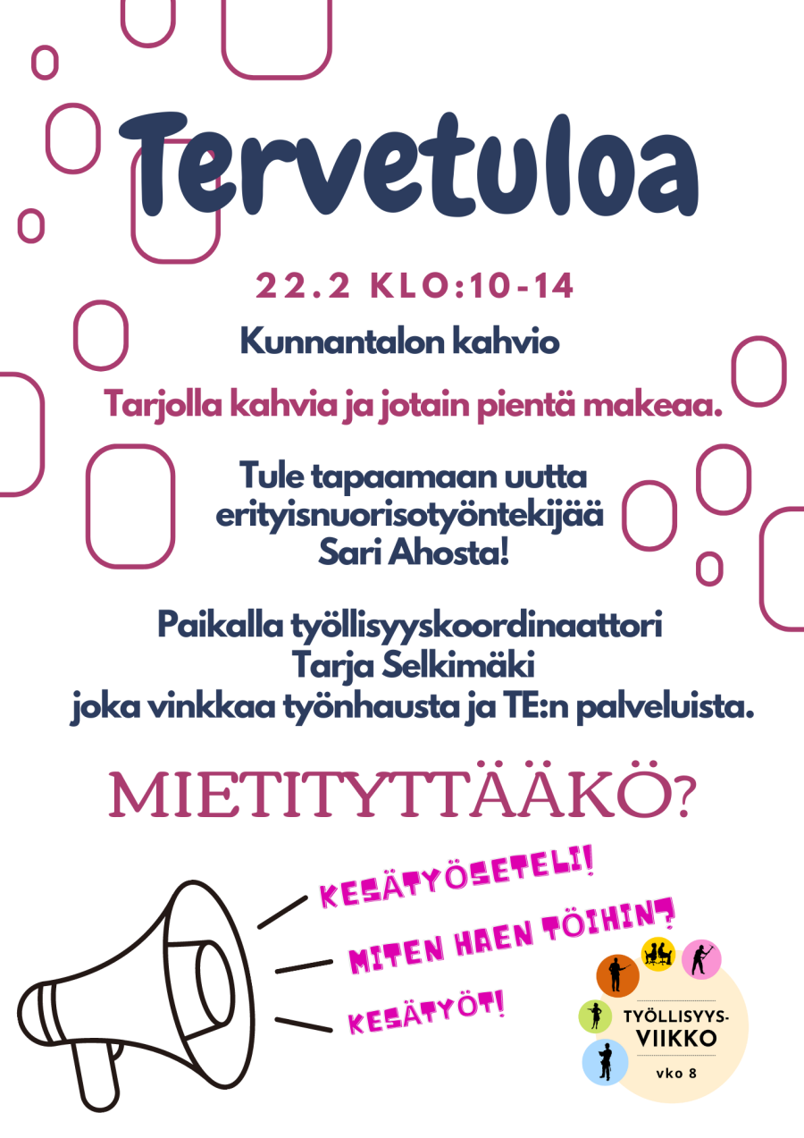 Työllisyysviikon teemapäivä 22.2.