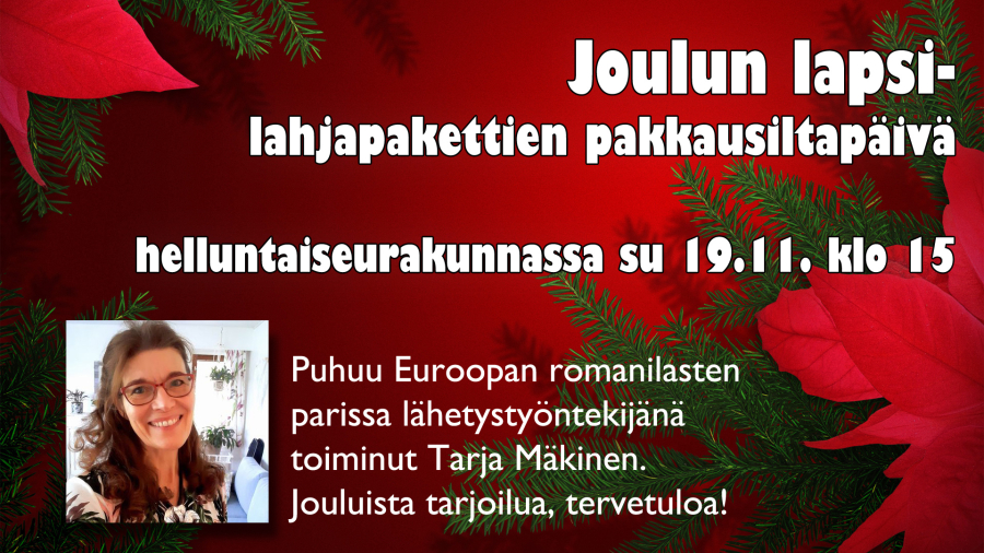 Joulun lapsi- lahjojen pakkausilta