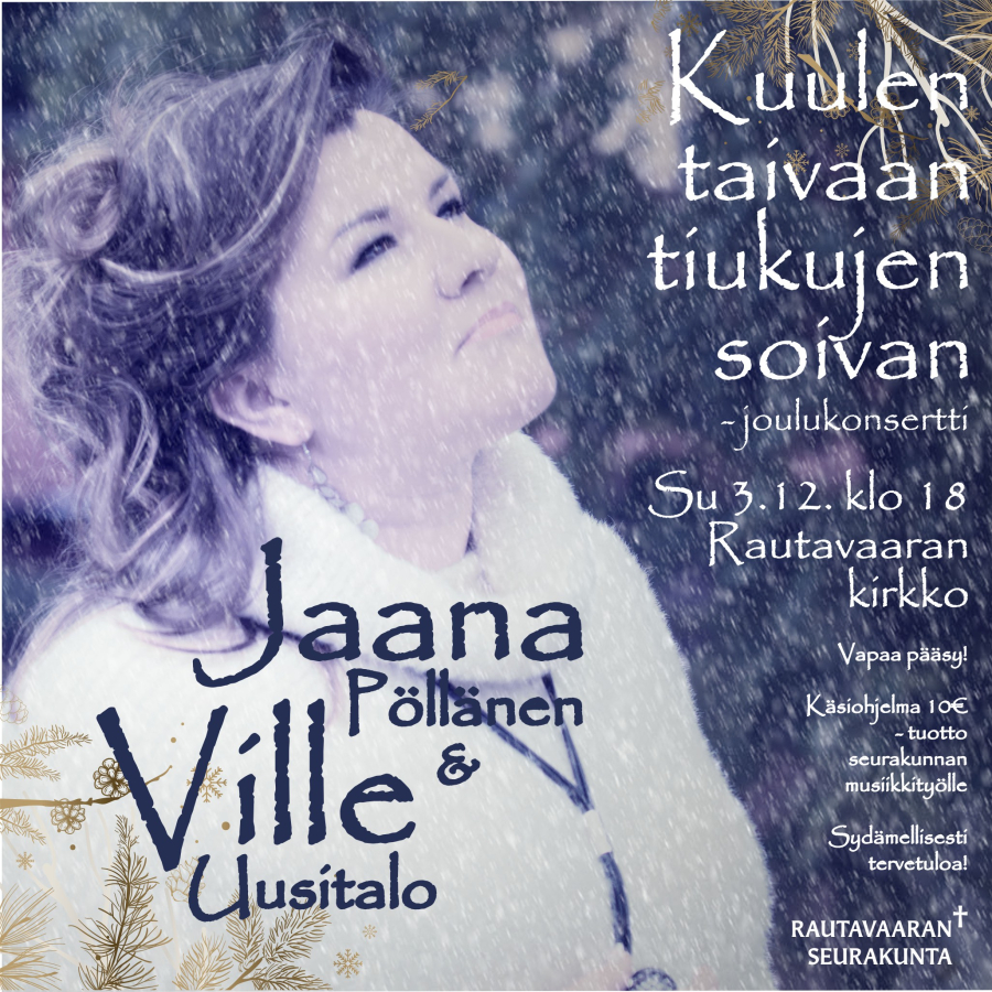 Kuulen taivaan tiukujen soivan -joulukonsertti