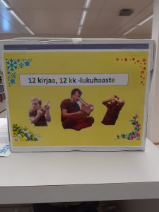 12 kirjaa 12 kuukautta lukuhaaste.