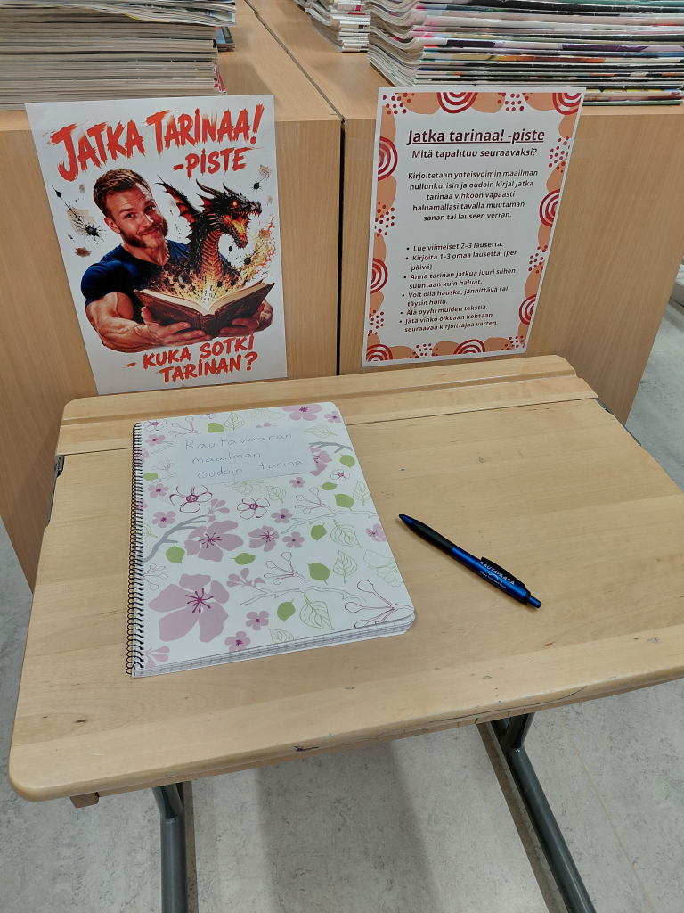Kuva Jatka tarinaa! -pisteestä.