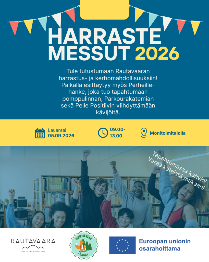 Mainos harrastemessuista.