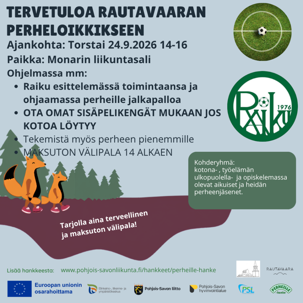 Kuvassa perheloikkiksen mainos päivälle 24.9.